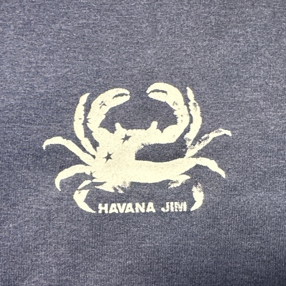 Men's Navy Blue Crab Graphic Tee - Picture 2 of 4